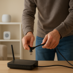 home router restart sequence devices reconnecting after outage