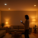 living room smart lights flickering and showing uneven brightness