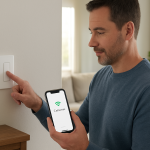 home interior smart switch troubleshooting near wireless router